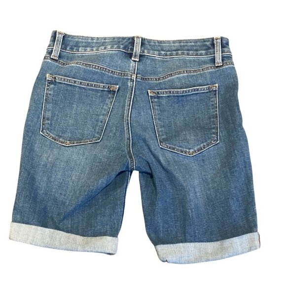Talbots Flawless Girlfriend Short Blue Denim Sz 2 #27P - Picture 4 of 6